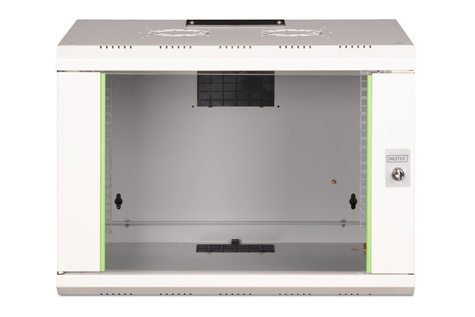 DIGITUS 7HE Wandbehuizing, Unique 420x600x450 mm, kleur grijs (RAL 7035)