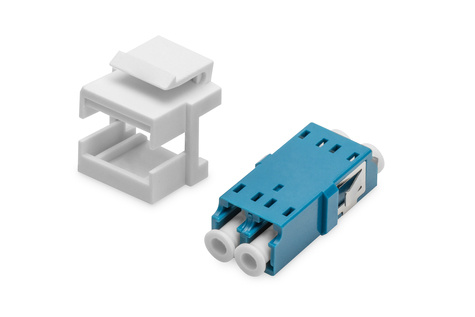 DIGITUS Glasvezelkoppeling LC->LC Singlemode Duplex Keystone-module