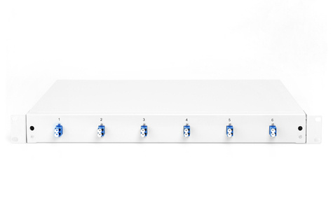 DIGITUS Professional Glasvezel splitterbox, ingericht LC, OS2 - 1U - 19"