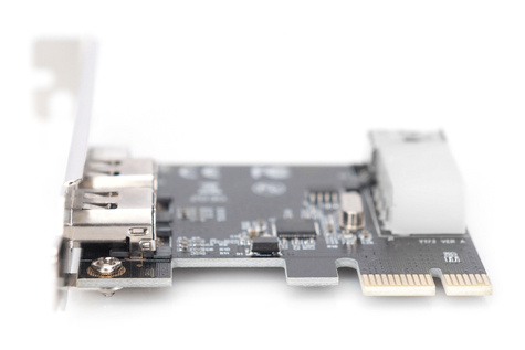 DIGITUS PCI Express-kaart, Firewire 1394a (3 +1 poort)
