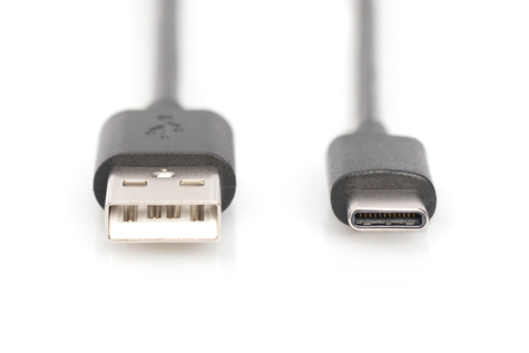 DIGITUS USB Typ C verbindingskabel, Type C naar A