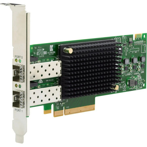 HPE SN1610E - Host-bus-adapter - PCIe 4.0 - 32Gb Fibre Channel SFP+ x 2 - voor ProLiant DL325 Gen10, DL345 Gen10, DL360 Gen10, DL365 Gen10, DX360 Gen10