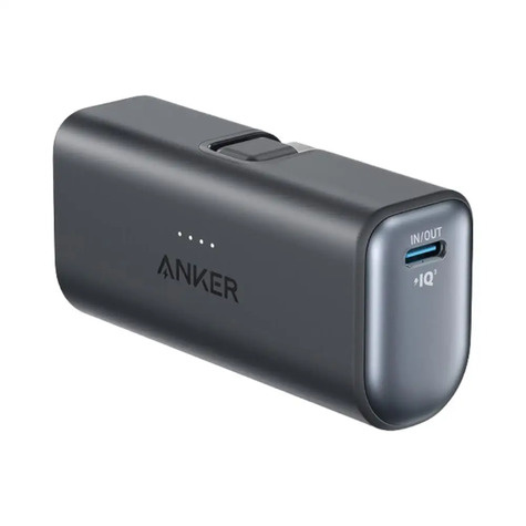 Anker Nano Power Bank (22.5W Built-In USB-C Connector) Black