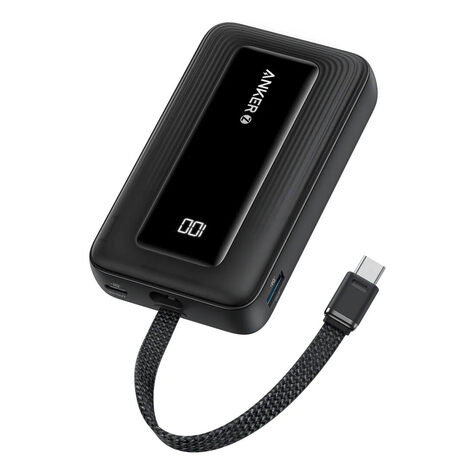 Anker Anker Zolo Power Bank (10K 30W Built-InUSB-C Cable)