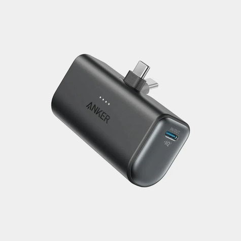 Anker Nano Power Bank (22.5W Built-In USB-C Connector) Black