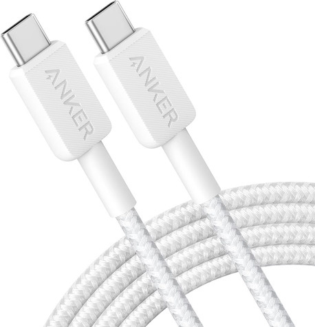 Anker Anker 322 USB-C to USB-C Cable Nylon 0.9M 60WWhite