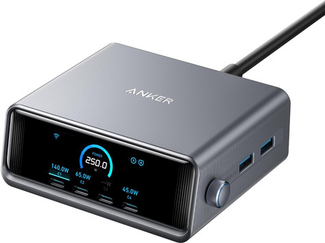 Anker Prime Charger (250W 6 Ports GaNPrime)