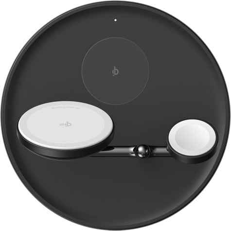 Anker MagGo Magnetic Wireless Charger 15W 3-in-1 Stand Black EU Plug