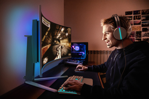 Philips Evnia 8000 49M2C8900L - OLED monitor - curved - 49" - HDR