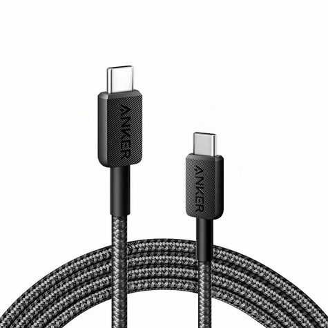 Anker 322 USB-C to USB-C Cable Nylon 3M 60W Black