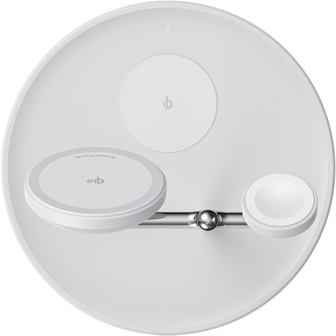 Anker MagGo Magnetic Wireless Charger 15W 3-in-1 Stand White EU Plug