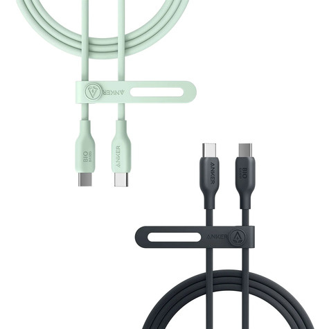 Anker 543 Eco-friendly Bio-TPU C-C Green 1.8m