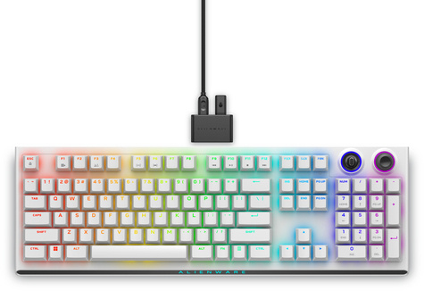 DELL DELL Alienware Tri-Mode Wireless Gaming Keyboard - AW920K (Lunar Light)