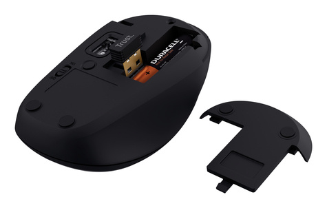 Trust YVI+ MULTI-DEVICE WIRELESS MOUSE BLACK