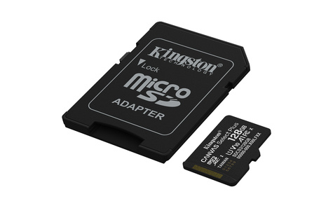 Kingston 128GB microSDXC Canvas Select Card+ADP