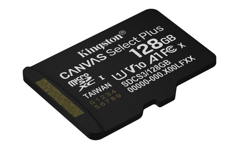 Kingston 128GB microSDXC Canvas Select Card+ADP
