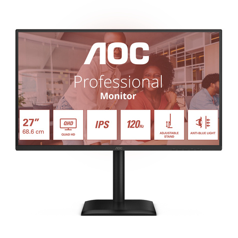 AOC 27" QHD 120Hz HAS AntiBL 2x2W