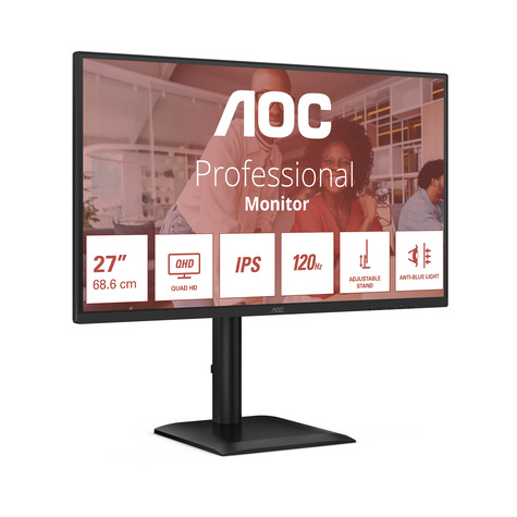 AOC 27" QHD 120Hz HAS AntiBL 2x2W