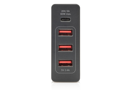 DIGITUS Digitus power adapter - USB, 24 pin USB-C - 72 Watt