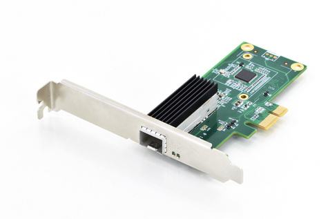 DIGITUS DIGITUS DN-10160 - network adapter - PCIe - Gigabit SFP x 1 (Zonder module)