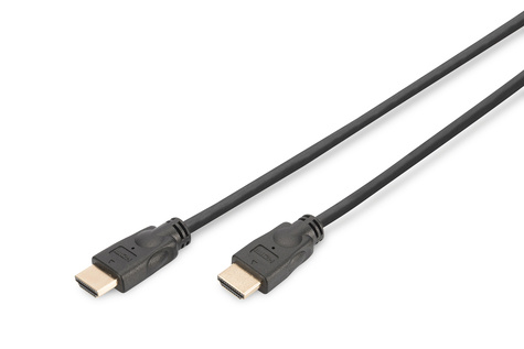 DIGITUS DIGITUS HDMI-Kabel A->A Ethernet  St/St  5.0m Zwart 4K