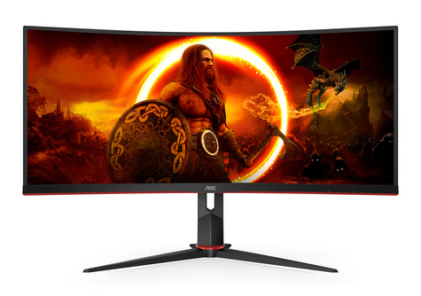 AOC Curved-Monitor G2 CU34G2XP/BK - 86.4 cm (34") - 3440 x 1440 WQHD