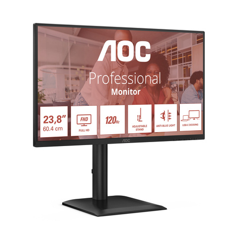 AOC 24E4CV 24" DOCK IPS FHD, 4 ms