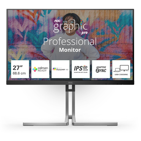 AOC AOC Q27U3CV - Graphic Pro Series - LED monitor - QHD - 27" - HDR