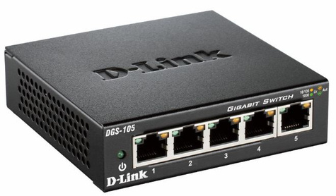 D-Link DGS-105/E 5-Port Layer2 Gigabit Switch