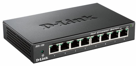 D-Link DES-108/E 8-Port Fast Ethernet Switch
