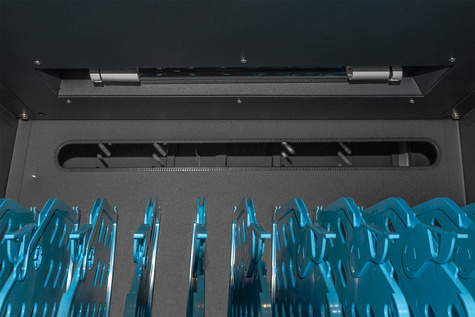 DIGITUS Mobiele laadkast voor 30 notebooks / tablets tot 15,6 inch, gegevenssynchronisatie, UV-C, USB-A