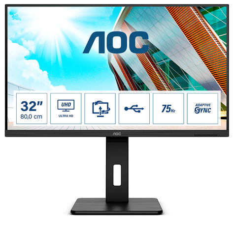AOC 80cm/31,5" (3840x2160) AOC P2 U32P2 4K UHD LED