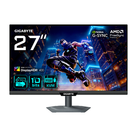 Gigabyte Dis 27 GBT M27UP 160FHD/320Hz SS IPS