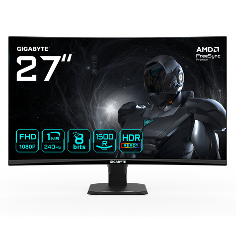 Gigabyte Gigabyte Dis 27 GBT GS27FC2 240Hz VA Curved