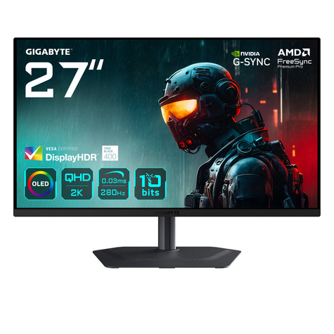 Gigabyte Dis 27 GBT MO27Q2A 280Hz OLED