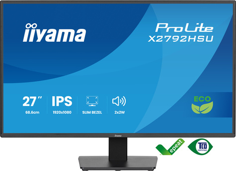 Iiyama 27iWIDE LCD 1920 x 1080 IPS panel LED Bl.