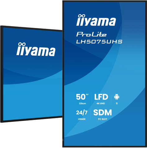 Iiyama 50"W LCD 4K UHD VA