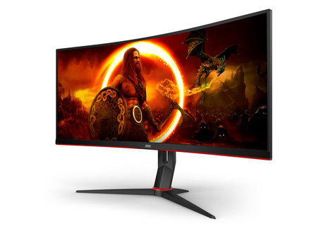AOC Curved-Monitor G2 CU34G2XP/BK - 86.4 cm (34") - 3440 x 1440 WQHD
