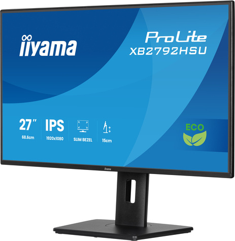 Iiyama 27iWIDE LCD 1920 x 1080 IPS panel LED Bl. Adaptive Sync USB-Hub(2xOutv3.2)