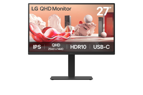 LG LG BA75QB - 27 inch - Quad HD IPS Monitor - 2560x1440 - HAS - 5ms