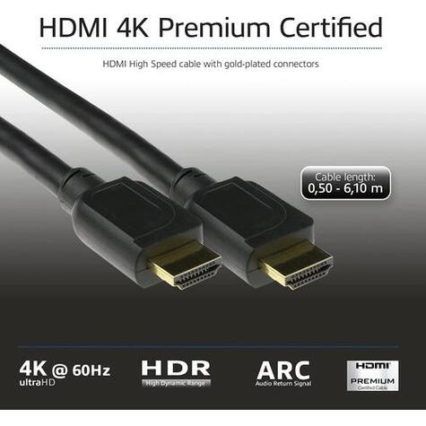 ACT 5 mtr HDMI H-Speed Eth kabel HDMI-A m-m