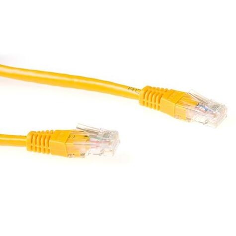 ACT UTP CAT6 patchcable yellow 0,50 m