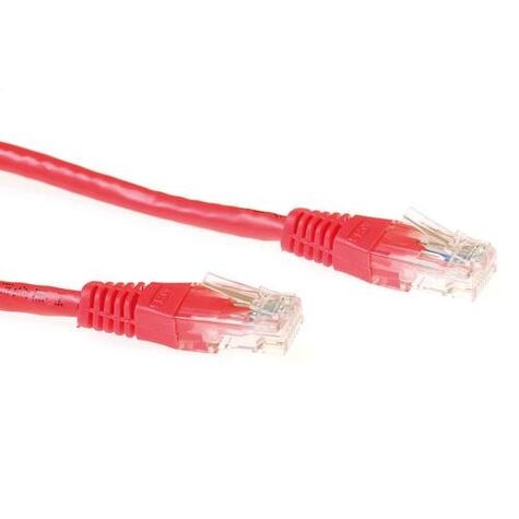 ACT ACT UTP CAT6 patchcable red 0,5 m