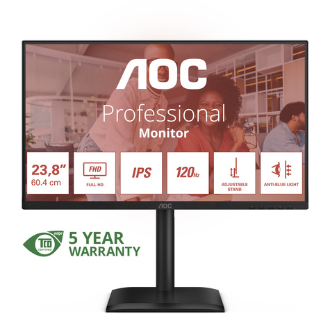 AOC AOC 24" FHD 120Hz HAS AntiBL 2x2W