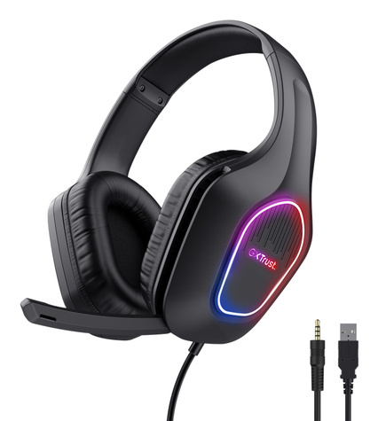 Trust GXT416 ZIROX LED HEADSET BLK