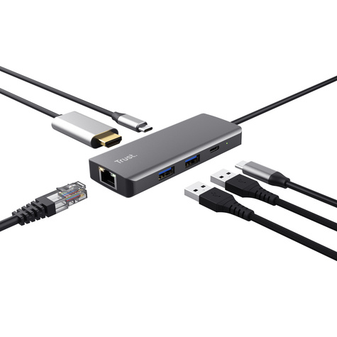Trust DALYX 6-IN-1 MULTIPORT ADAPTER