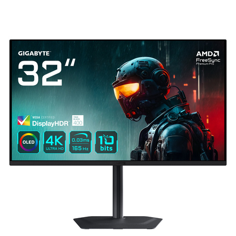 Gigabyte Gigabyte Dis 32 GBT MO32U UHD 165Hz OLED