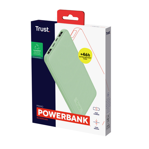Trust PRIMO 10.000 POWERBANK ECO GREEN