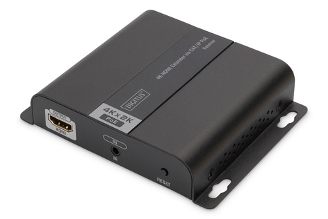 DIGITUS Professional DS-55125 - 4K HDMI extender, ontvangereenheid via IP/CAT 5, 6 (120 m), POE gevoed