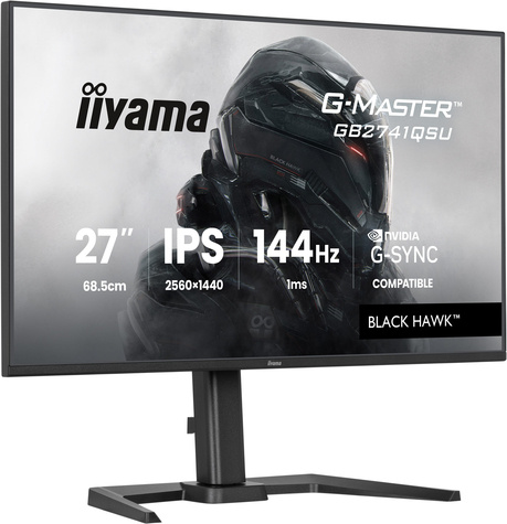 Iiyama 27iWIDE LCD G-Master Black Hawk 2560 x 1440 QHD 144 Hz IPS